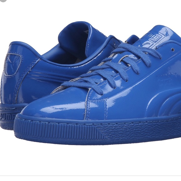 puma basket classic patent mens sneakers